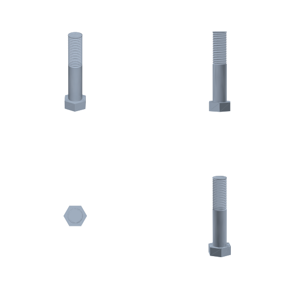 Болт М20×100 ГОСТ 7798-70