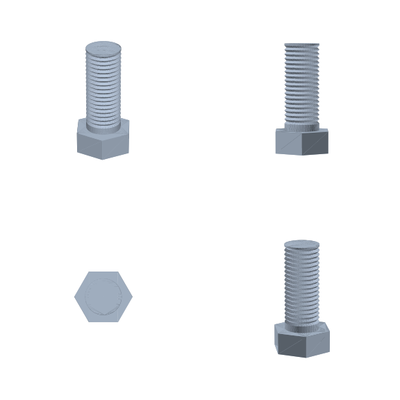 Болт М20×50 ГОСТ 7798-70