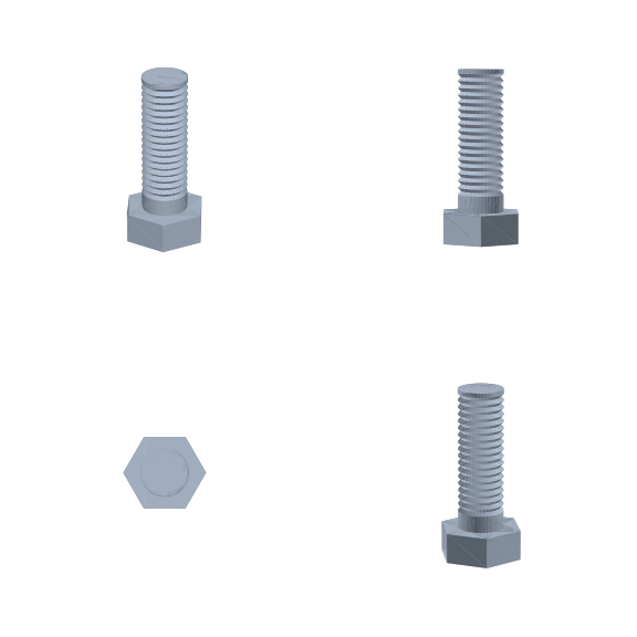Болт М8×25 ГОСТ 7798-70