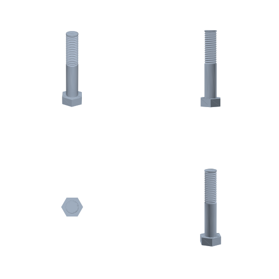 Болт М8×45 ГОСТ 7798-70